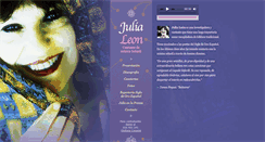 Desktop Screenshot of julialeon.com