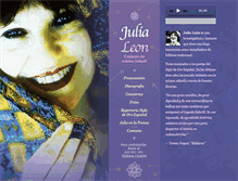 Tablet Screenshot of julialeon.com